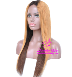 Ombre Full Lace wig - Honey Blonde 27