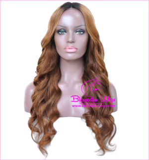Ombre Front Lace wig - 27 Honey Blonde