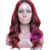 Ombre Front Lace wig – burgundy
