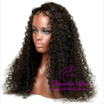 Front Lace – Brazilian Deep Curl 200% - Side Parting