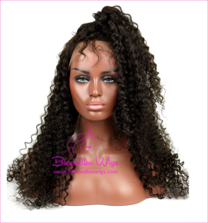 Full Lace – Brazilian Deep Curl 200% – Side Parting