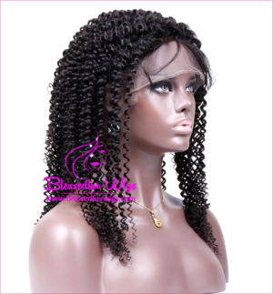 Front Lace Wig - Brazilian Jerry Curl